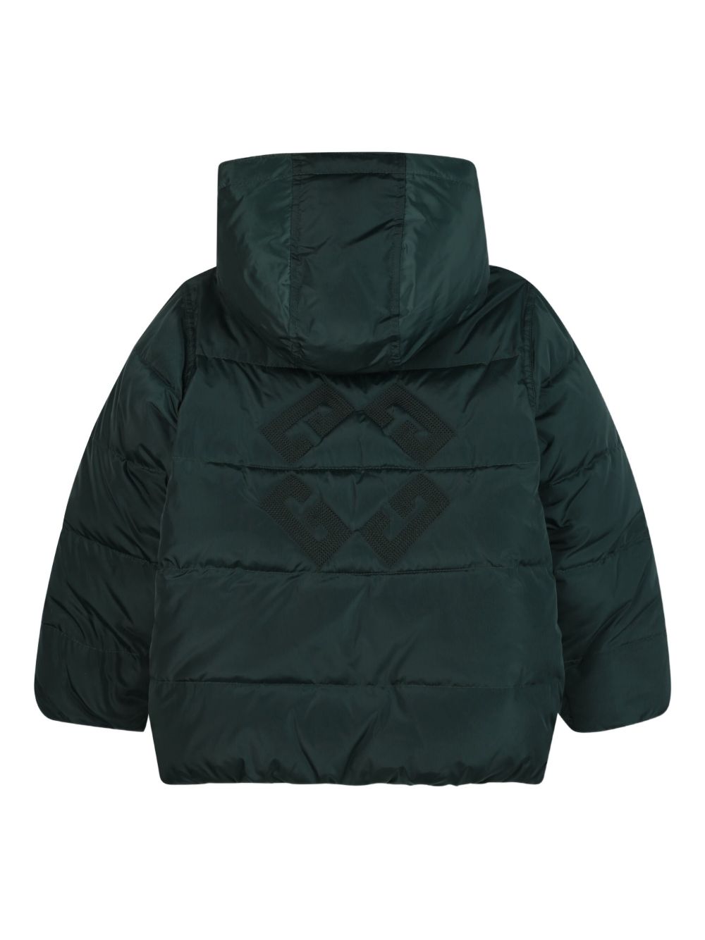 Giubbino per bambina Givenchy Kids verde con cappuccio H30931 672 GIVENCHY KIDS