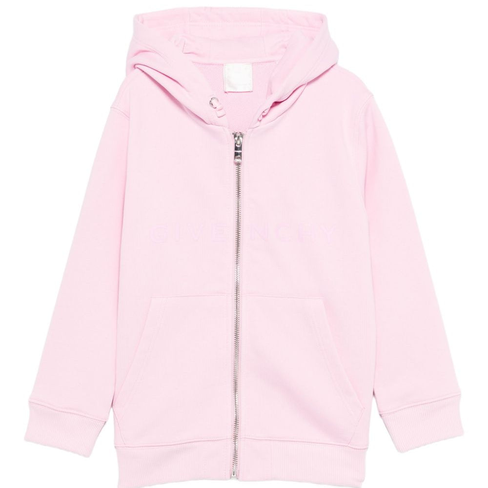 Felpa per bambina Givenchy Kids rosa con cappuccio H30939 46N GIVENCHY KIDS