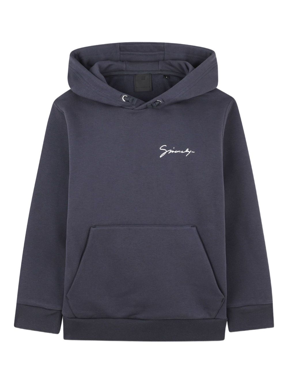 Felpa per bambino Givenchy Kids blu con stampa con logo frontale H30943 853 GIVENCHY KIDS