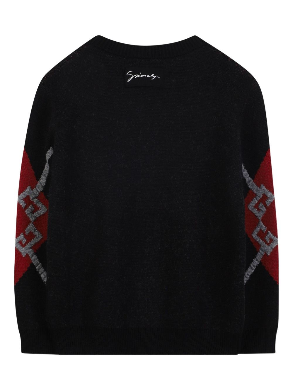 Maglione per bambino Givenchy Kids nero con motivo a rombi H30949 09B GIVENCHY KIDS