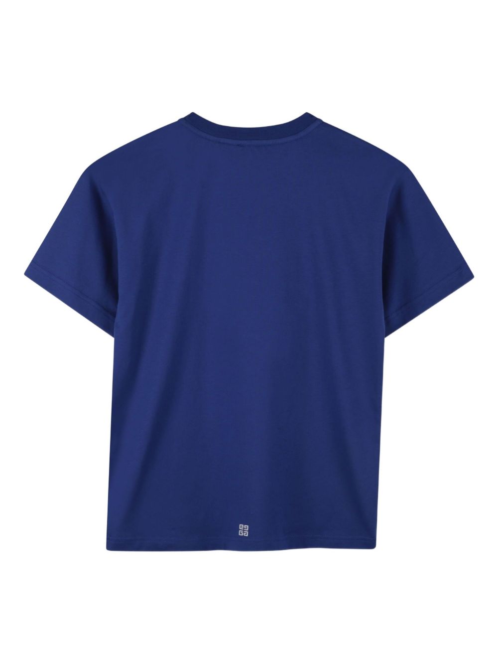 T-shirt per bambini Givenchy Kids blu con stampa logo bianco a lettere H30951 865 GIVENCHY KIDS
