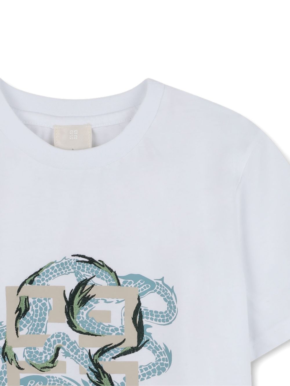 T-shirt per bambino Givenchy Kids bianco con stampa grafica H30956 10P GIVENCHY KIDS