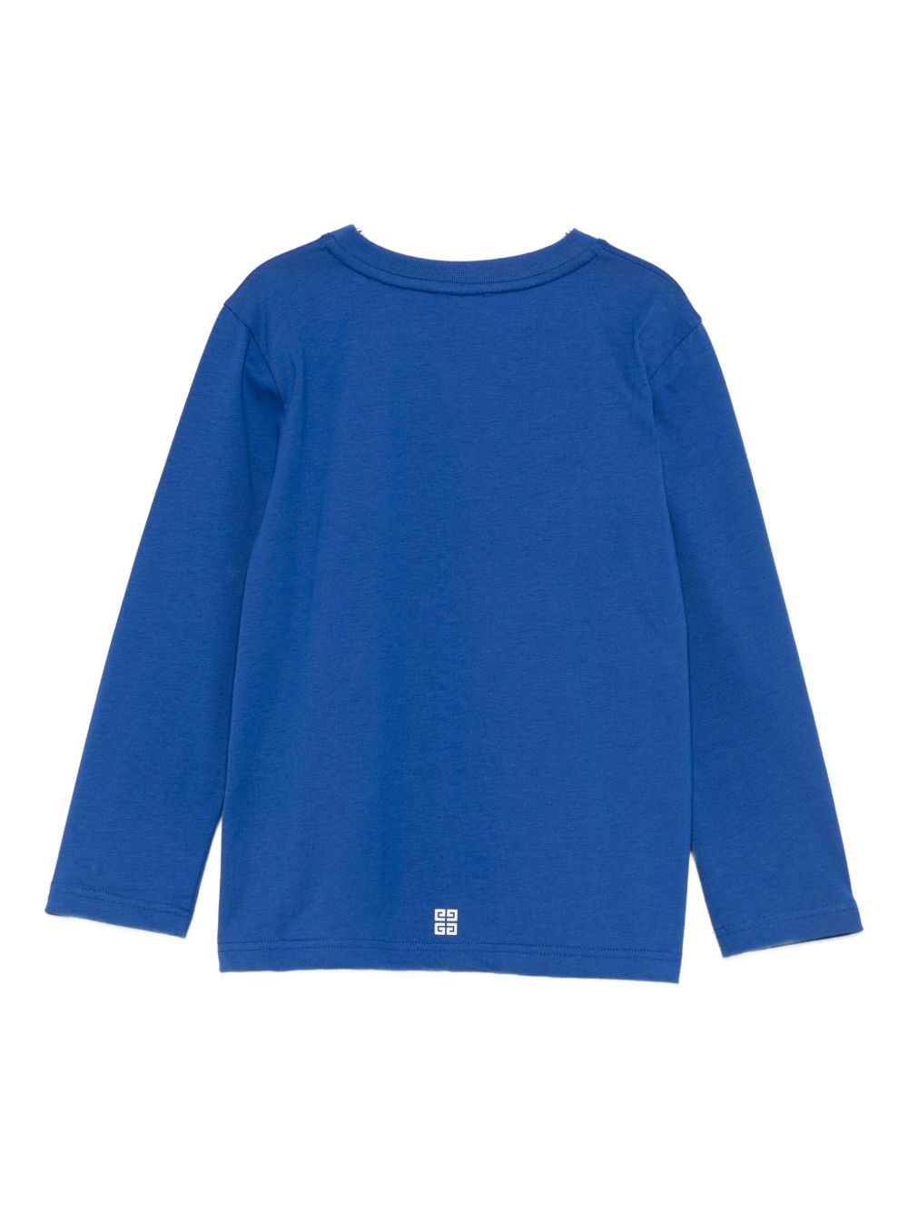 T-shirt per bambini Givenchy Kids blu con scritta con logo H30958 865 GIVENCHY KIDS