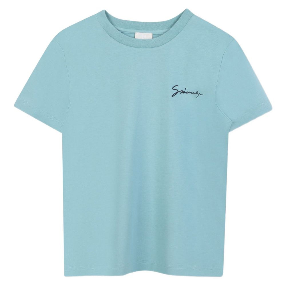 T-shirt per bambino Givenchy Kids azzurro con stampa grafica H30964 040 GIVENCHY KIDS