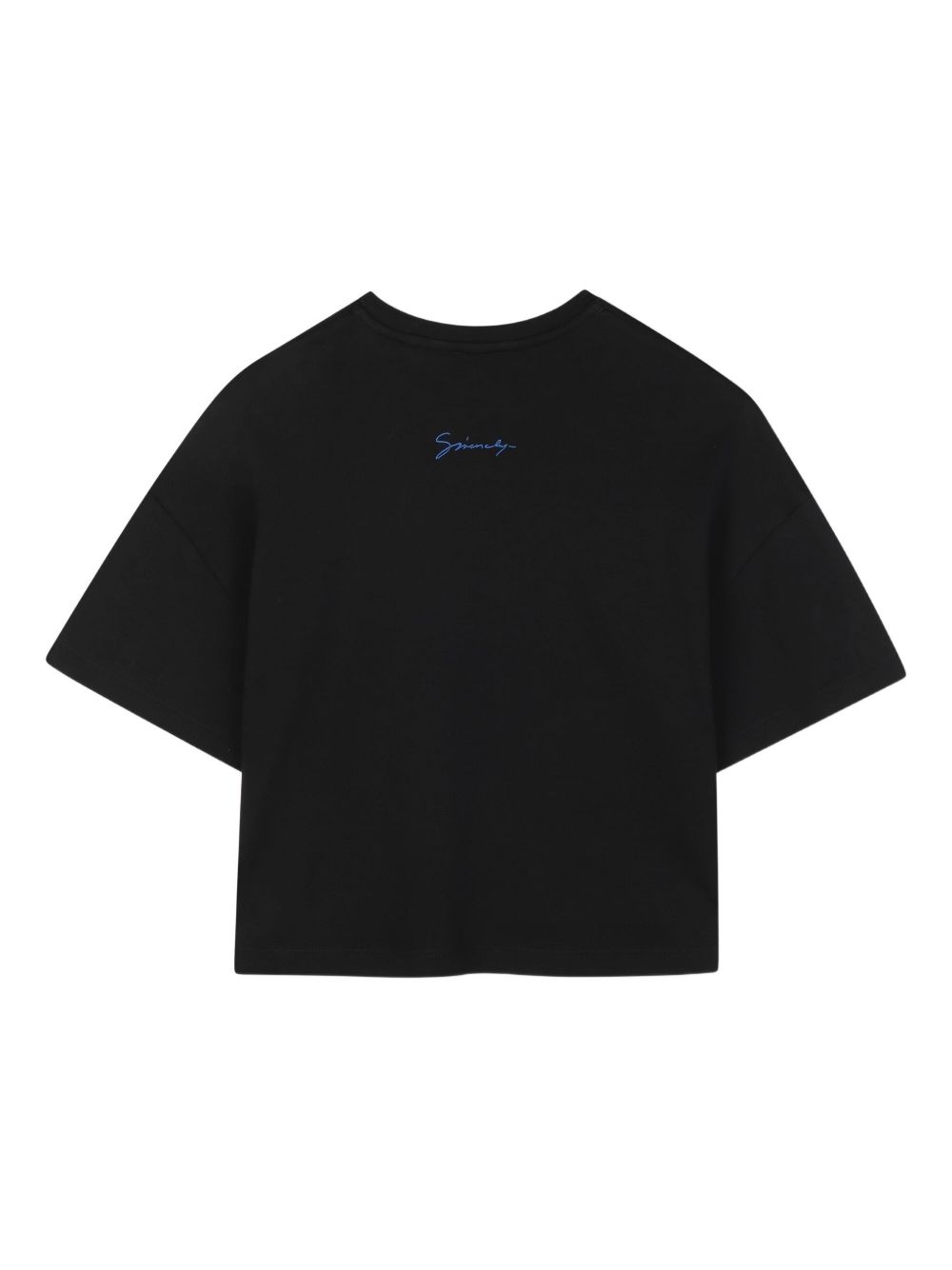 T-shirt per bambina Givenchy Kids nera con decorazione a perline H31015 09B GIVENCHY KIDS
