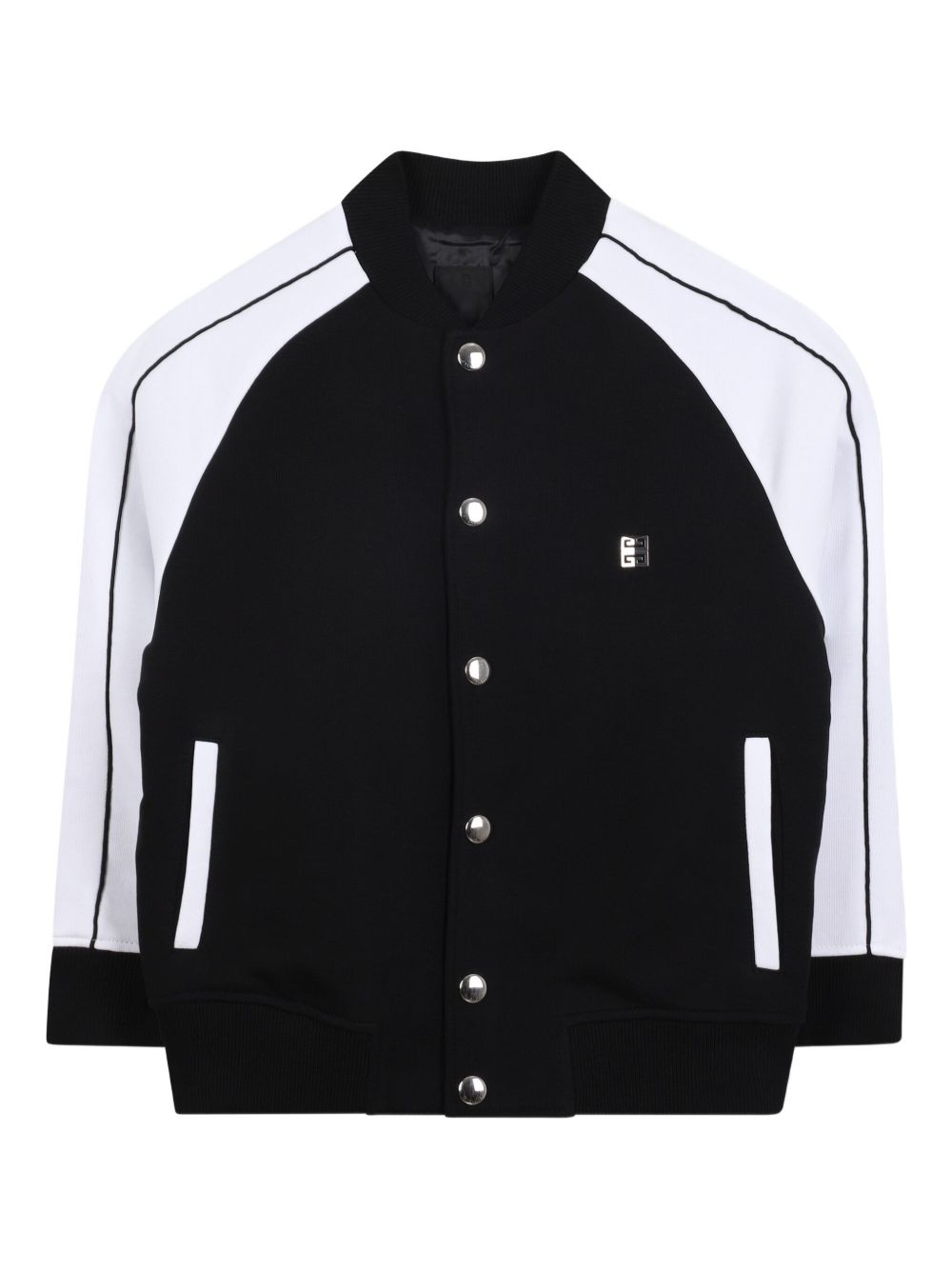 Giubbino per bambino Givenchy Kids nero con logo ricamato H31036 09B GIVENCHY KIDS