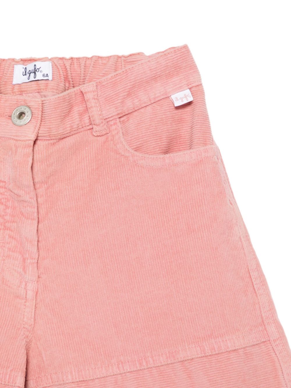 Shorts per bambina Il Gufo con pannelli in velluto a coste A25GPB0003V6022 337 IL GUFO KIDS