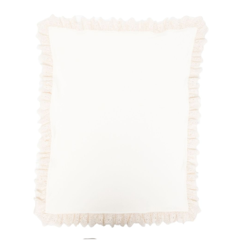 Coperta per neonati Jesurum Baby bianca con dettaglio pizzo COCCA VAR.22 JESURUM KIDS
