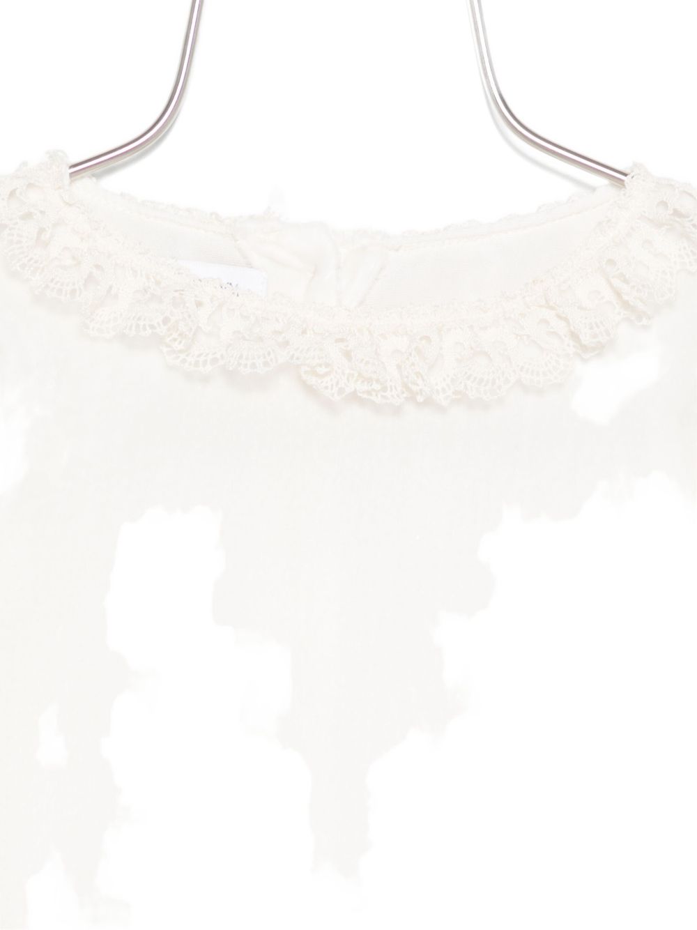 Blusa per neonata Jesurum Baby bianca con colletto in pizzo LAVANDA VAR.07 JESURUM KIDS