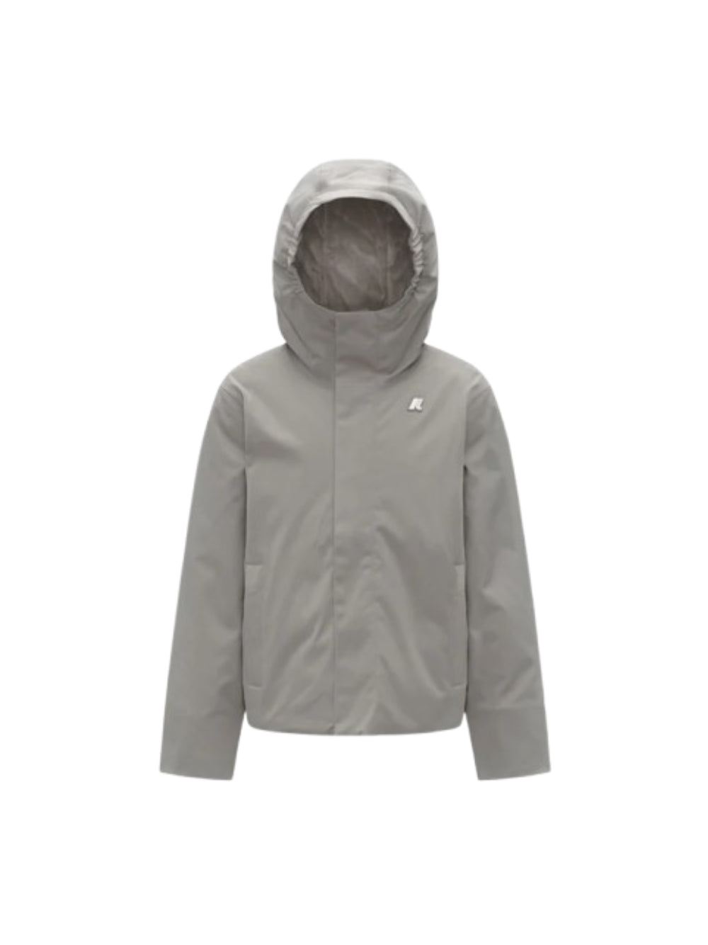 Giubbotto P. Jacko Twill Marmotta per bambino K-Way Kids grigio con imbottitura leggera K1128FW BBU K-WAY KIDS