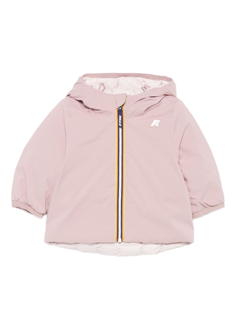 Giubbino per neonata K-Way Kids rosa con design reversibile K7132PW B3C K-WAY KIDS