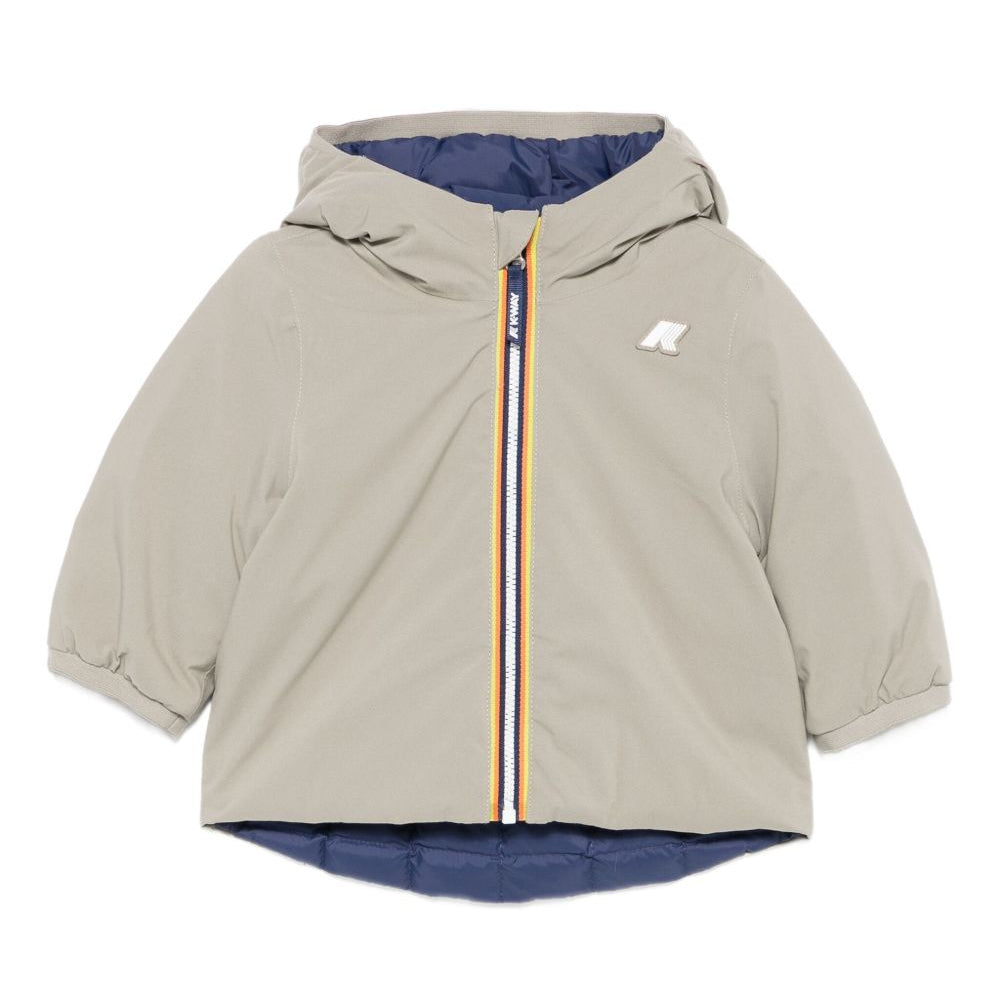 Giubbino per neonato K-Way Kids grigio con design reversibile K7132PW B3D K-WAY KIDS