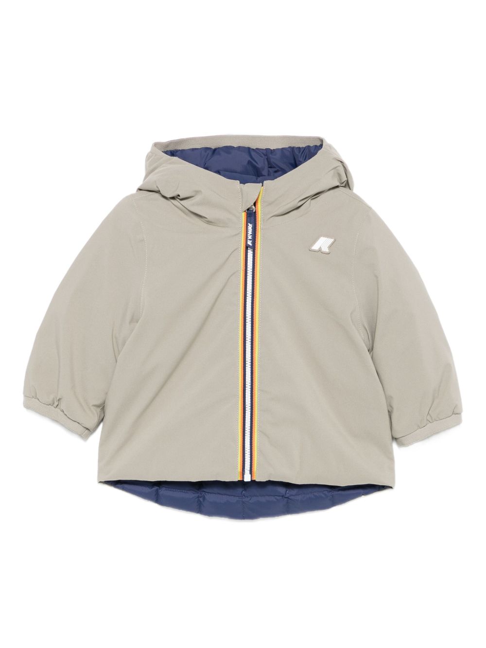 Giubbino per neonato K-Way Kids grigio con design reversibile K7132PW B3D K-WAY KIDS