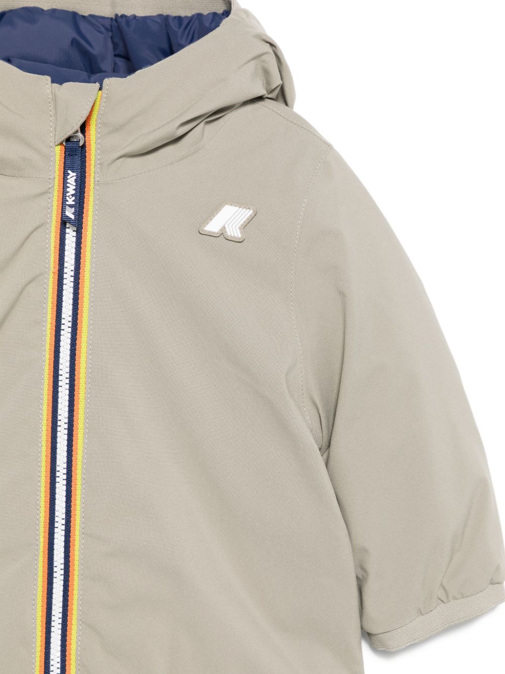 Giubbino per neonato K-Way Kids grigio con design reversibile K7132PW B3D K-WAY KIDS