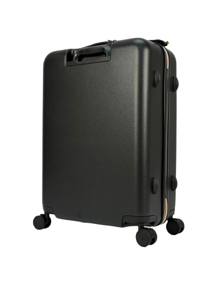 Trolley Eudoxieur per bambini K-Way Kids nero con monogramma K-Way in rilievo tono su tono K81439W USY K-WAY KIDS