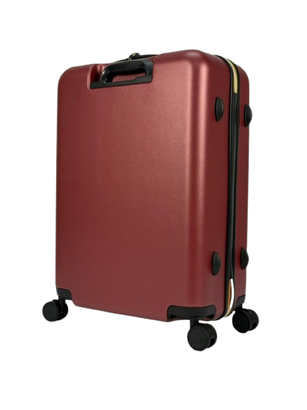 Trolley Eudoxieur per bambini K-Way Kids rosso con monogramma K-Way in rilievo tono su tono K81439W WNN K-WAY KIDS