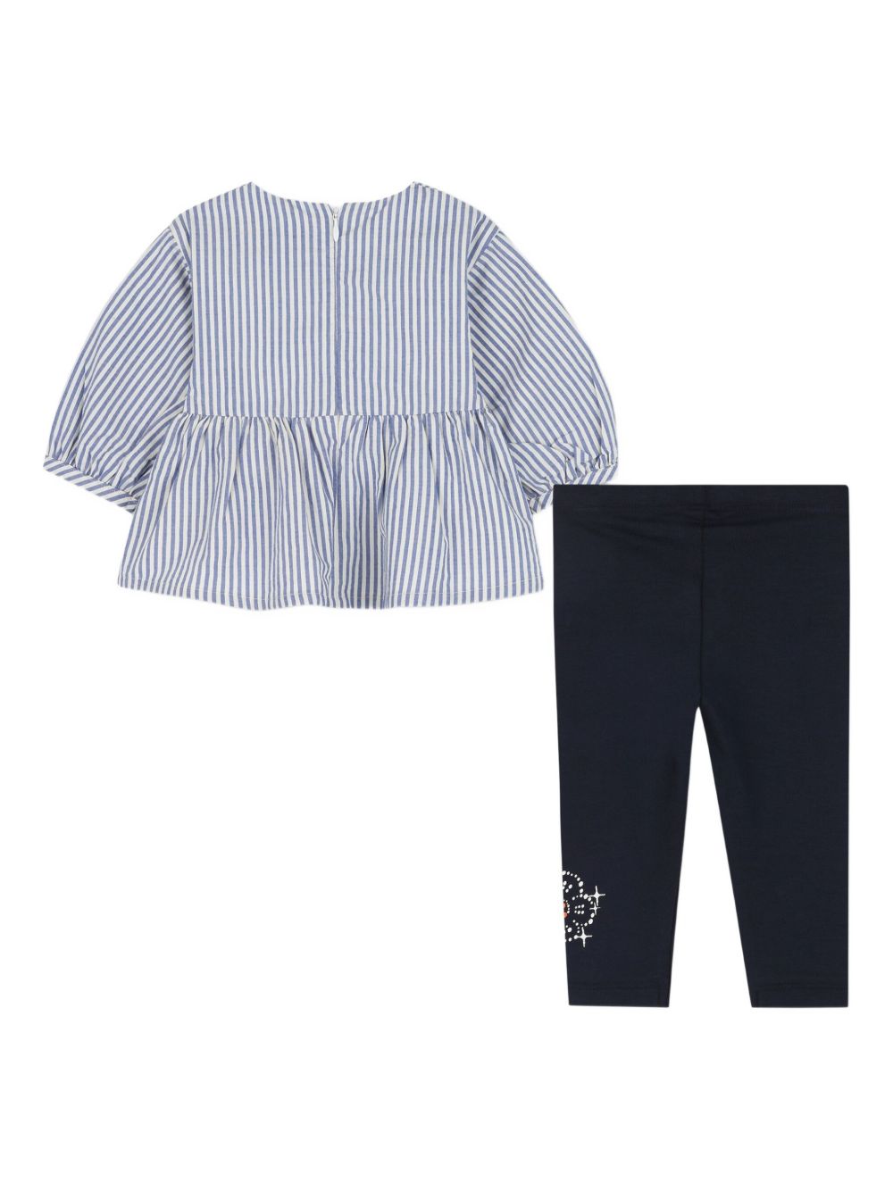 Set due pezzi per neonata Kenzo Kids blu a righe K61263 780 KENZO KIDS