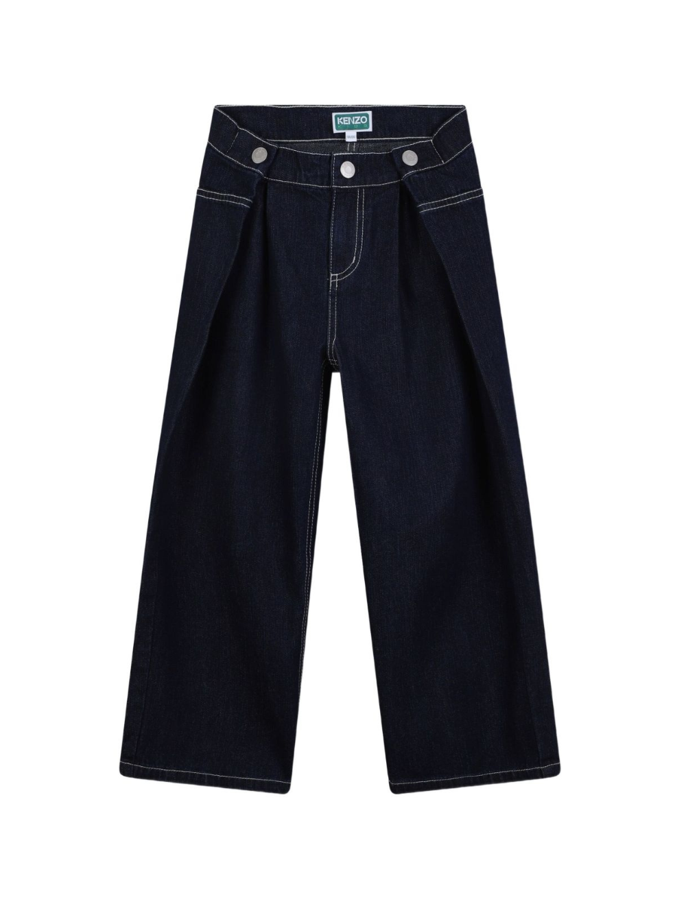 Jeans per bambina Kenzo Kids in denim con pieghe K61327 Z35 KENZO KIDS