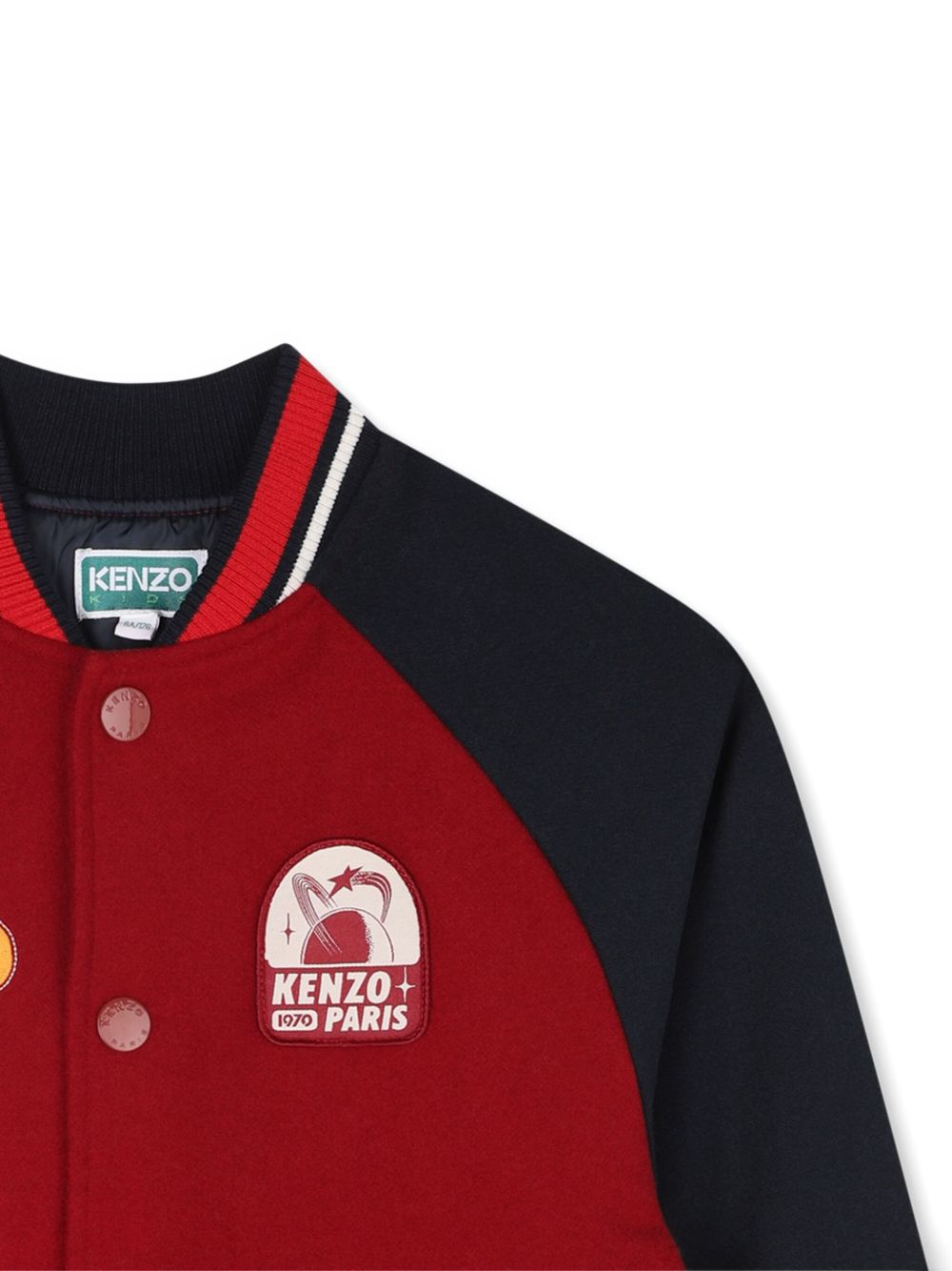 Giubbino per bambino Kenzo Kids multicolore con design color-block K61463 956 KENZO KIDS