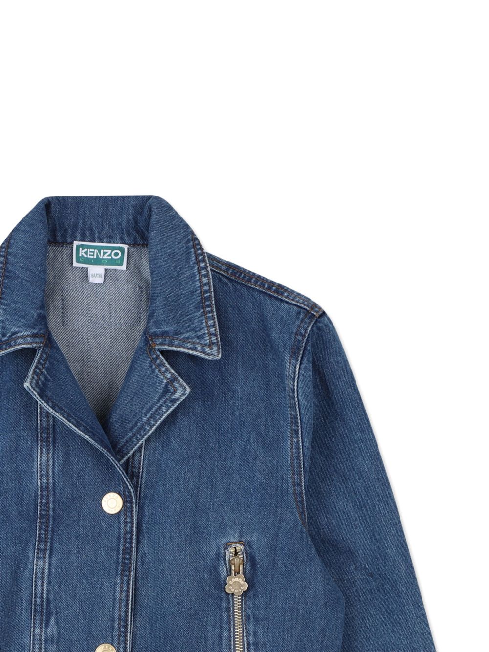 Giacca per bambino Kenzo Kids denim con orlo elasticizzato K61475 Z27 KENZO KIDS