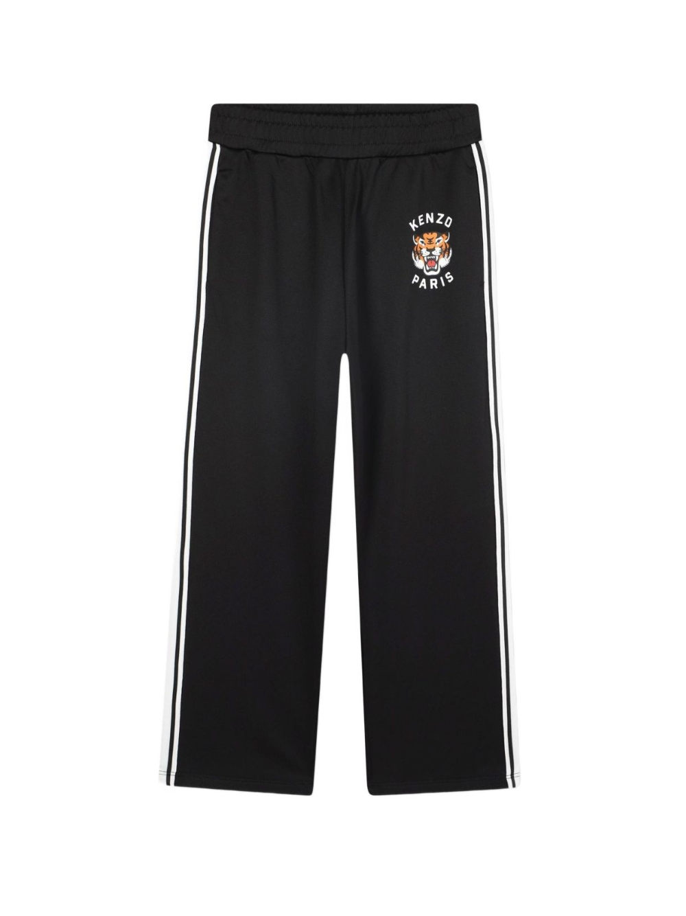 Pantaloni sportivi per bambino Kenzo Kids nero con righe laterali K61477 095 KENZO KIDS