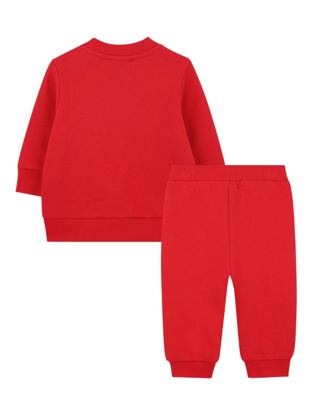 Set tuta sportiva per neonato Kenzo Kids rosso con logo K61502 968 KENZO KIDS