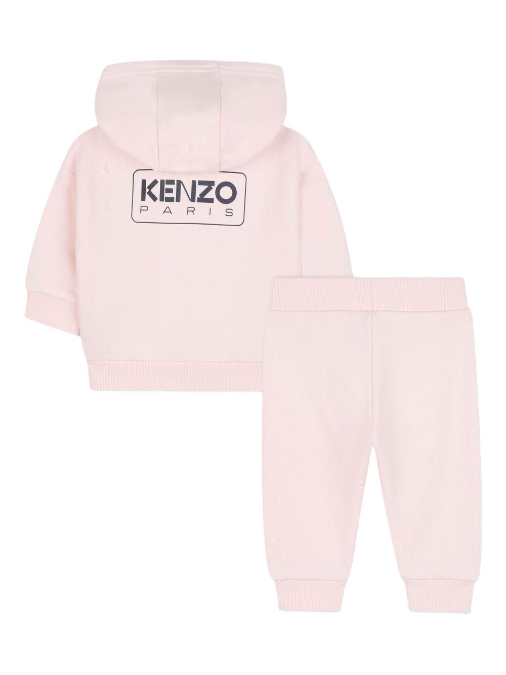 Set tuta sportiva per neonata Kenzo Kids rosa con stampa con logo posteriore K61513 46M KENZO KIDS