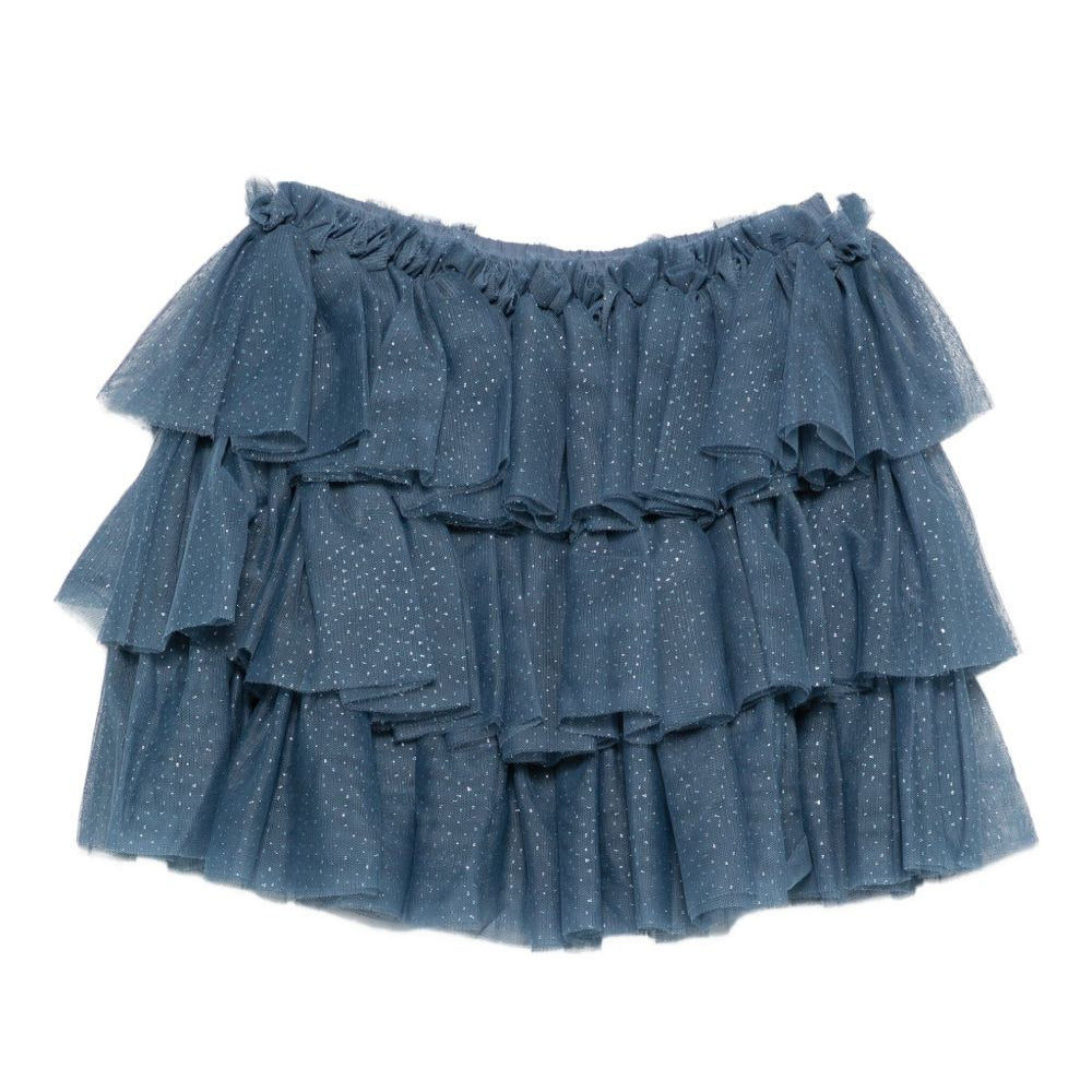 Gonna per bambina Konges Sløjd blu con strati di ruches KS103808 S30026 KONGES SLOJD KIDS