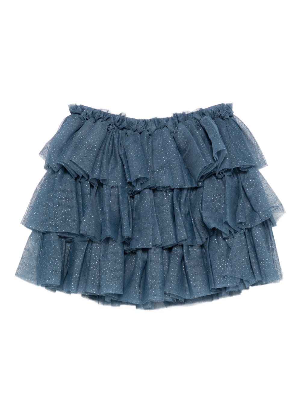 Gonna per bambina Konges Sløjd blu con strati di ruches KS103808 S30026 KONGES SLOJD KIDS