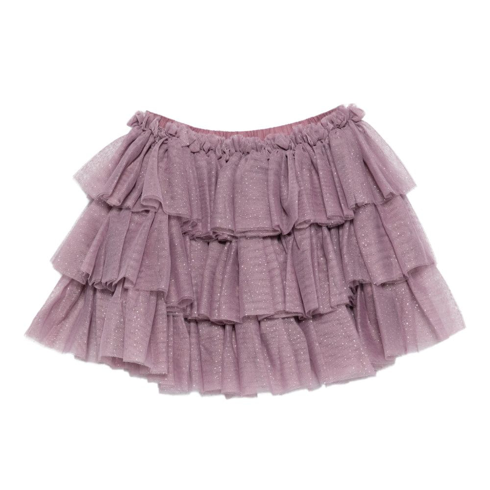 Gonna per bambina Konges Sløjd viola con strati di ruches KS103808 S45021 KONGES SLOJD KIDS