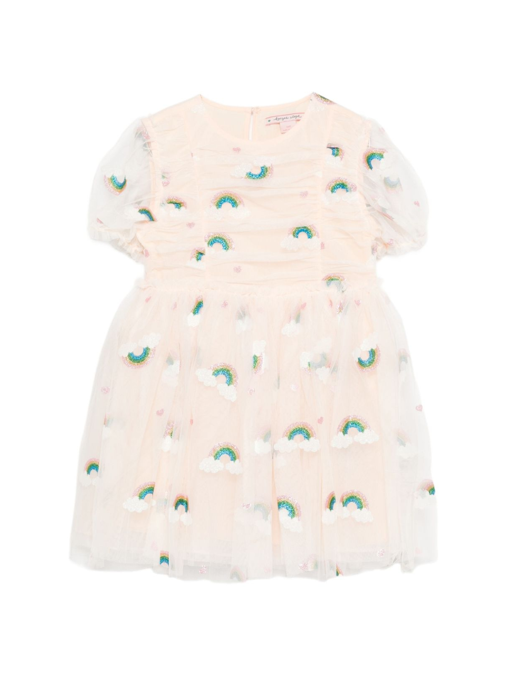 Abito in tulle per bambina Konges Sløjd rosa con decorazione KS104020 P00057 KONGES SLOJD KIDS