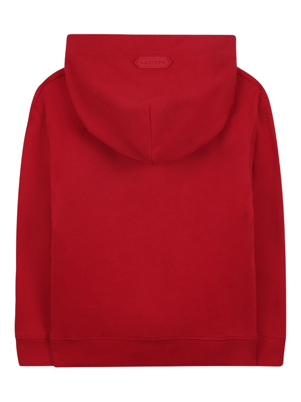 Felpa per bambino Lanvin Enfant rossa con dettaglio logo N30293 959 LANVIN KIDS