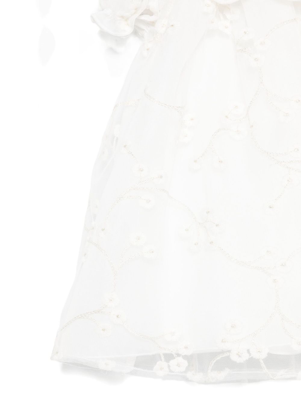 Abito per neonata La Stupenderia bianco con colletto alla Peter Pan 1CCAB20 X28 LA STUPENDERIA KIDS