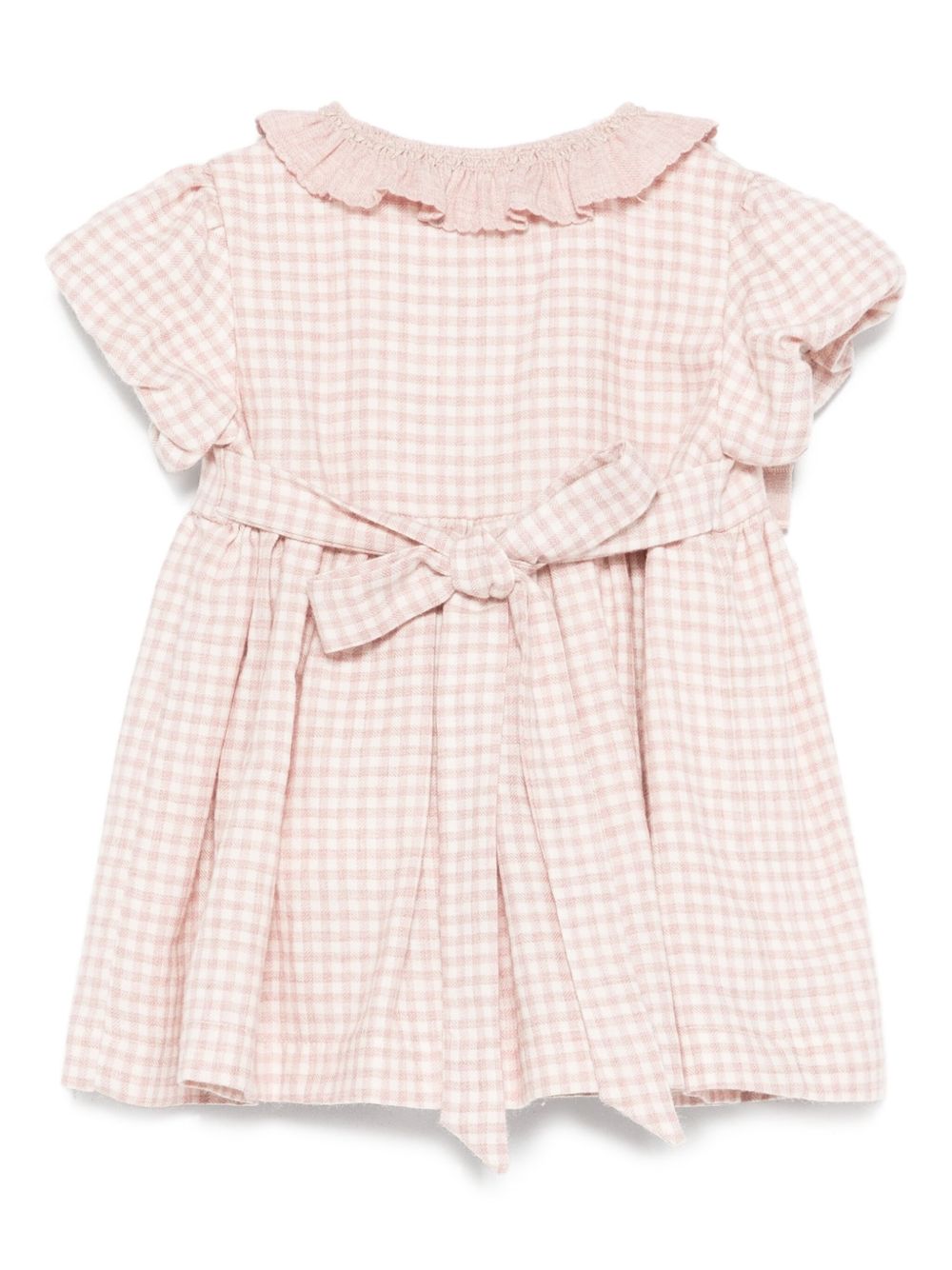 Abito per neonata La Stupenderia rosa con motivo a quadri 1TBAB12 Y24 LA STUPENDERIA KIDS