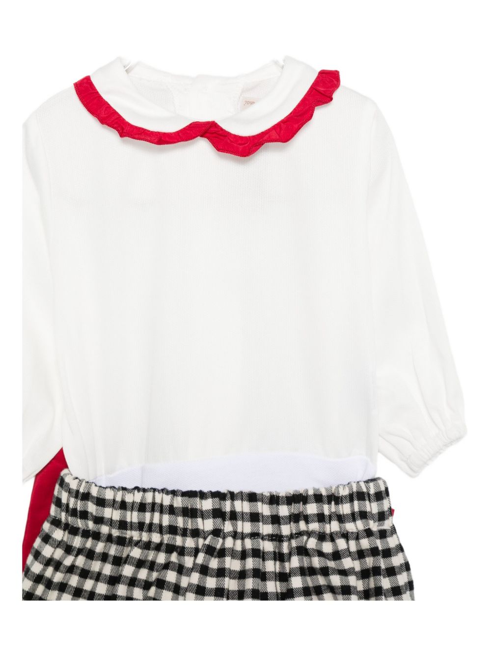 Set t-shirt e shorts per neonata La Stupenderia multicolore con dettaglio fiocco rosso 1TBCT16 Y09 LA STUPENDERIA KIDS