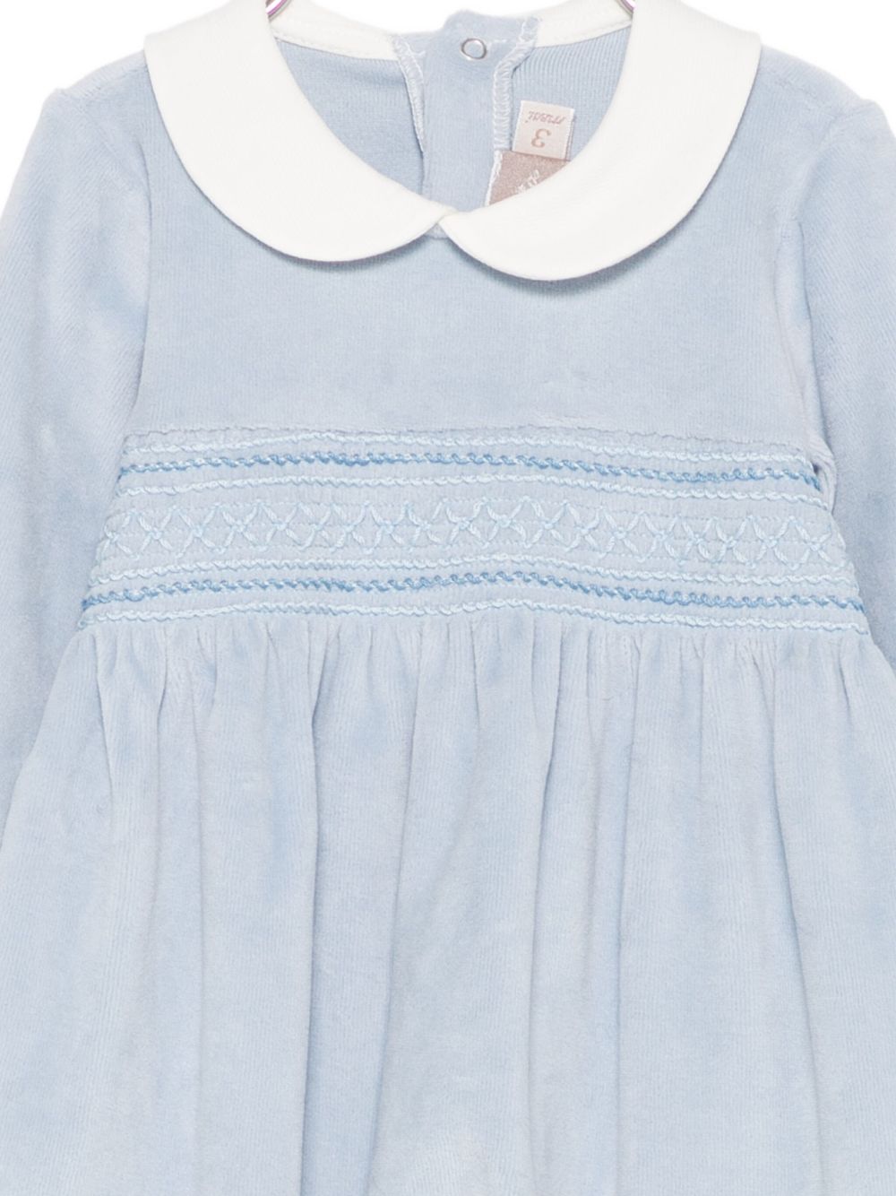 Tutina per neonato La Stupenderia azzurra con bottoni sul retro 1TBTT13 L24 LA STUPENDERIA KIDS
