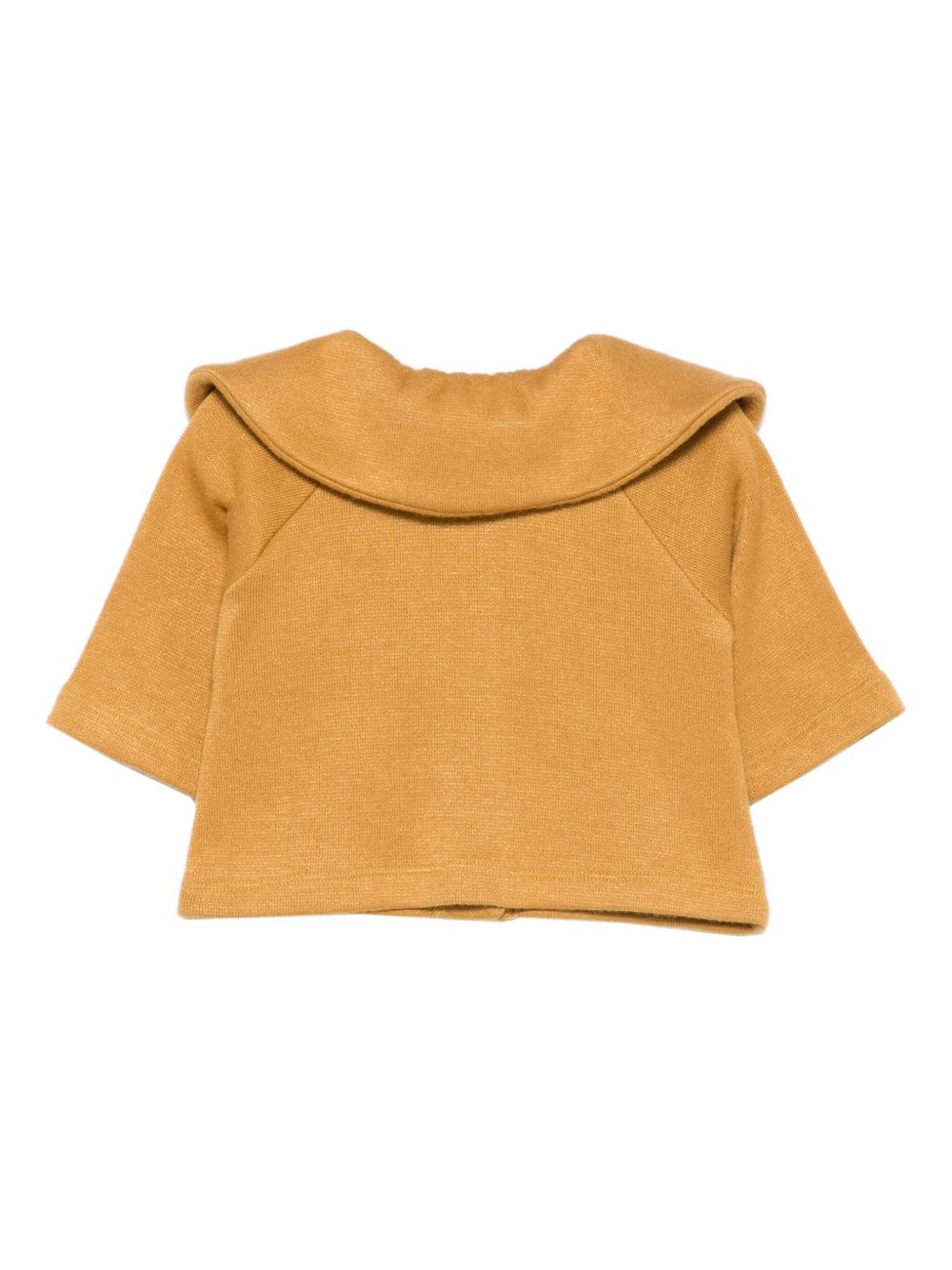 Cardigan per neonata La Stupenderia giallo con colletto arricciato 1TCGC22 M18 LA STUPENDERIA KIDS
