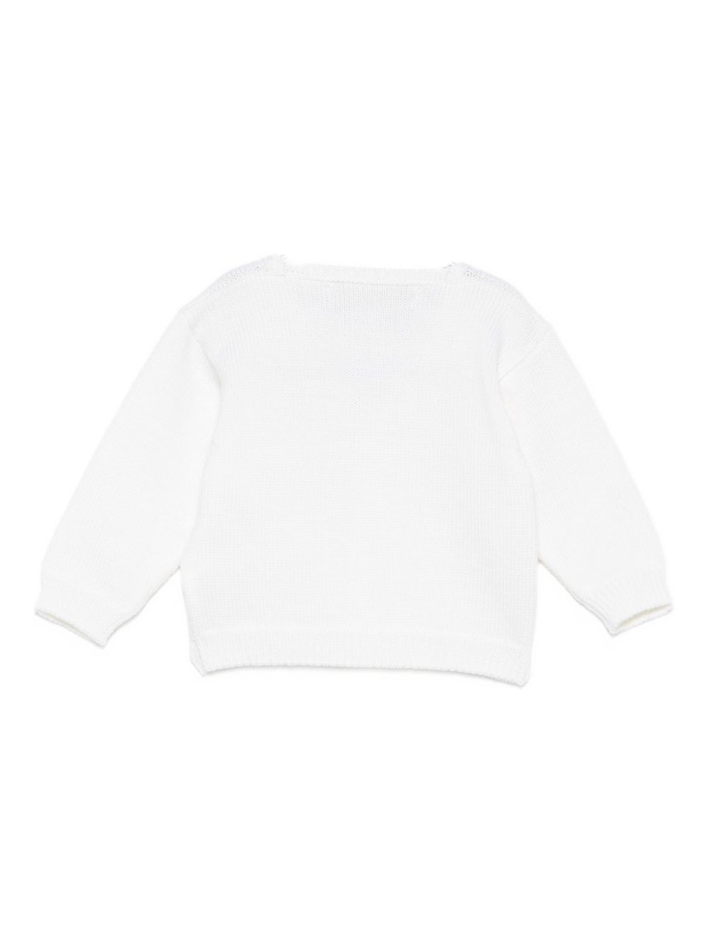 Cardigan per neonato La Stupenderia beige con scollo a V 1WCCR21 800Y21 LA STUPENDERIA KIDS