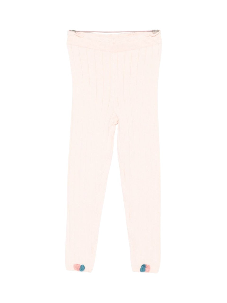Pantaloni per bambina Louise Misha rosa con pompon colorati GRC-W24-PR151 BLUSH LOUISE MISHA KIDS