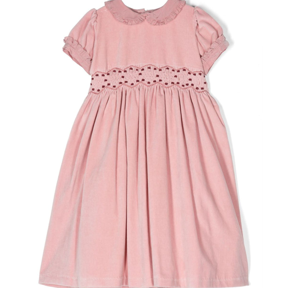Abito per neonata Mariella Ferrari rosa con ruches ABA1MC 035 MARIELLA FERRARI KIDS