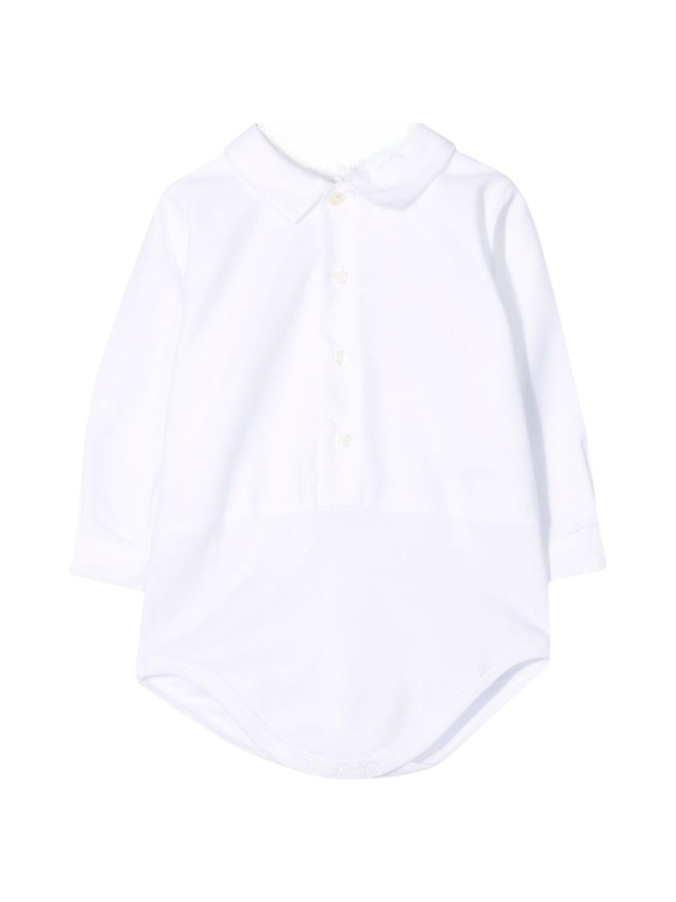 Tutina per neonato Mariella Ferrari bianca con colletto classico CMQ15ML 027 MARIELLA FERRARI KIDS
