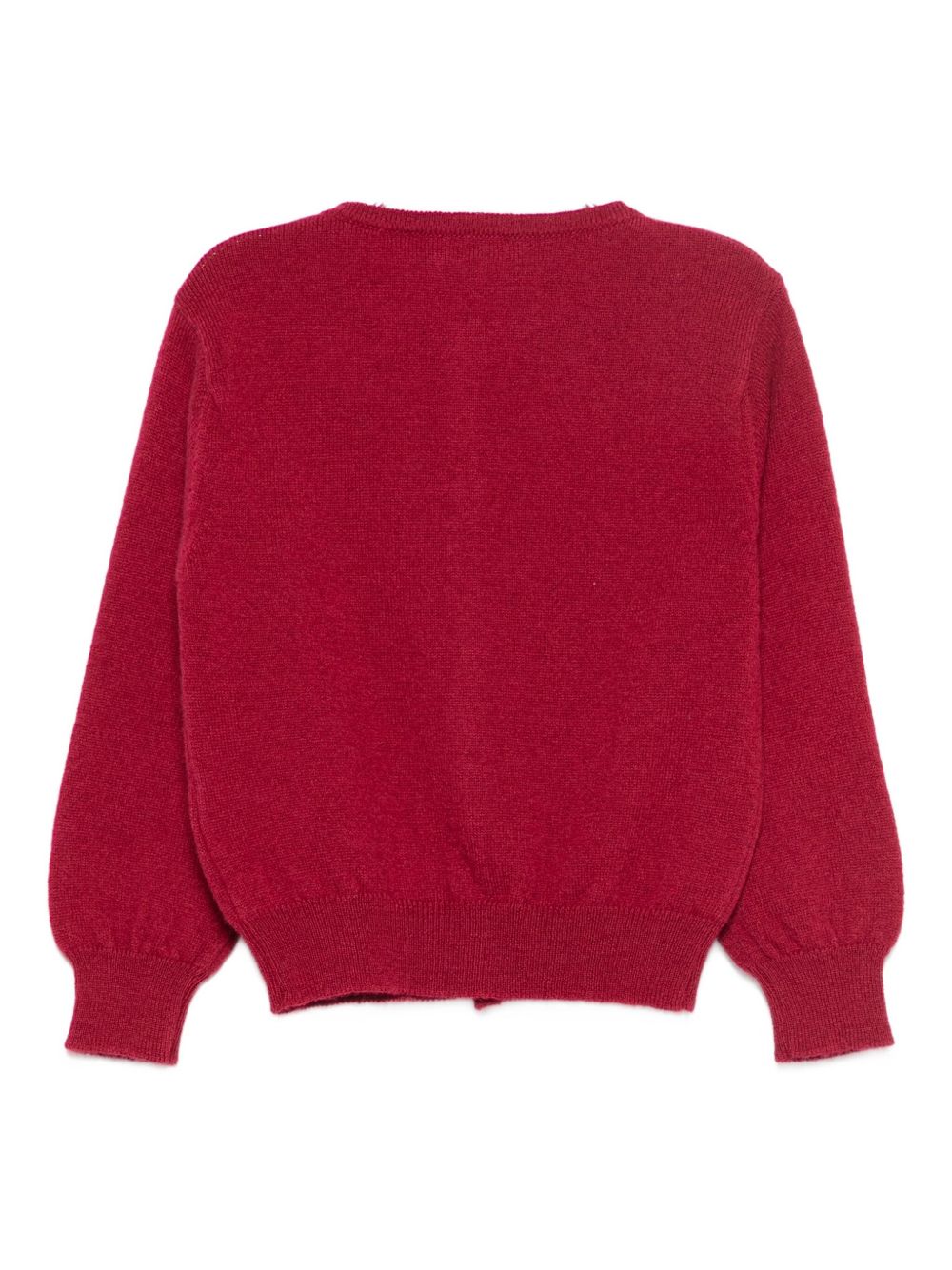 Maglione per bambina Mariella Ferrari rosso con chiusura frontale a bottoni MGR16 155 MARIELLA FERRARI KIDS