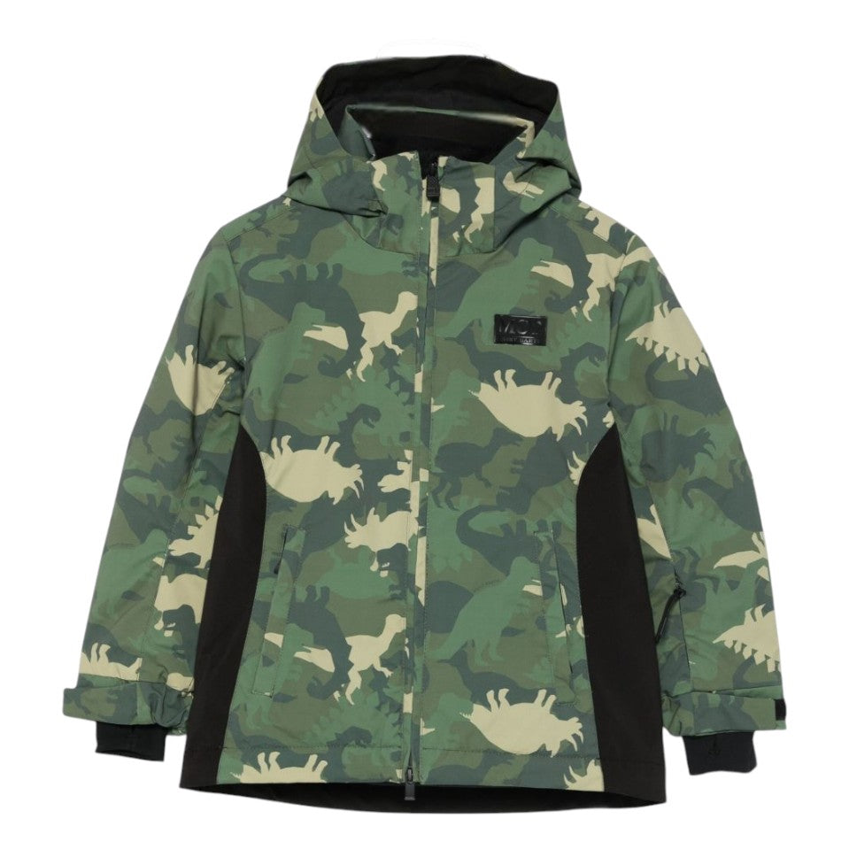 Giubbino per bambino Mc2 Saint Barth Kids verde con motivo mimetico WLD0001 00056I MC2 ST. BARTH KIDS