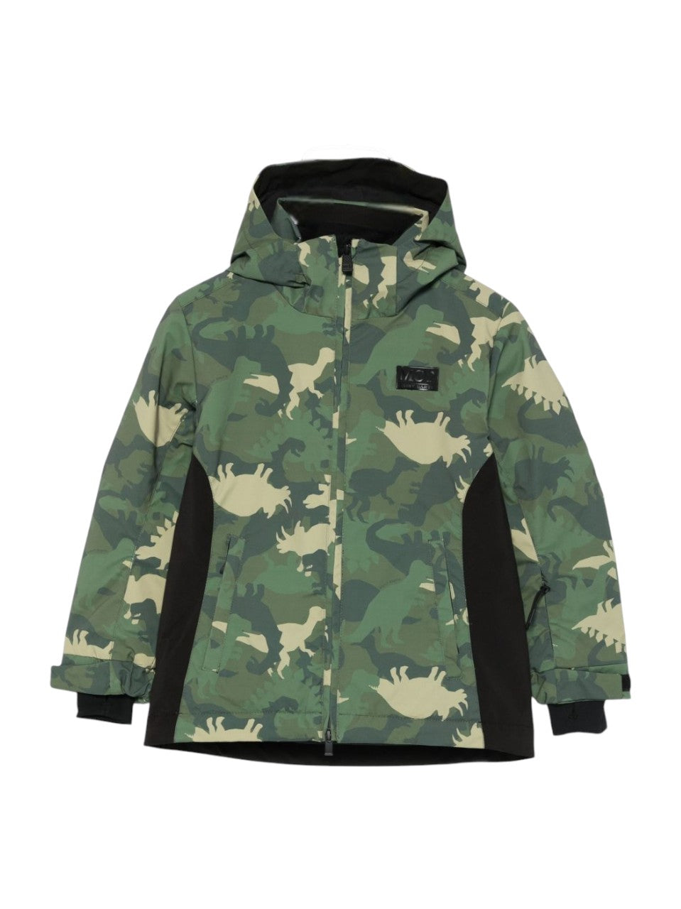Giubbino per bambino Mc2 Saint Barth Kids verde con motivo mimetico WLD0001 00056I MC2 ST. BARTH KIDS