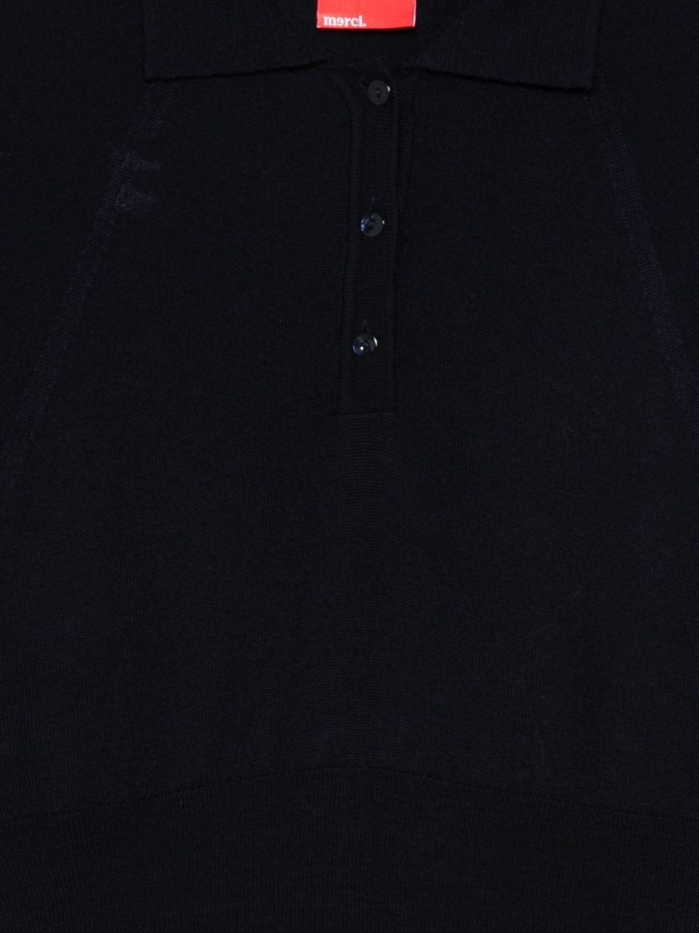 Maglia per donna Merci blu con colletto stile polo W206 NAVY MERCI