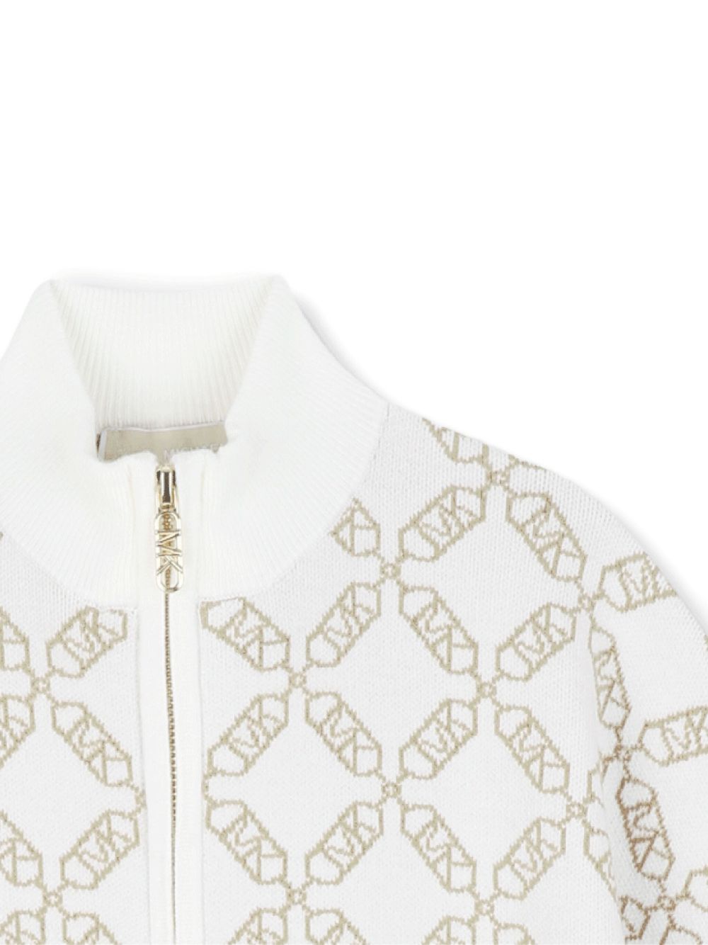 Mantella per bambina Michael Kors Kids bianco con motivo jacquard all-over R30463 N52 MICHAEL KORS KIDS