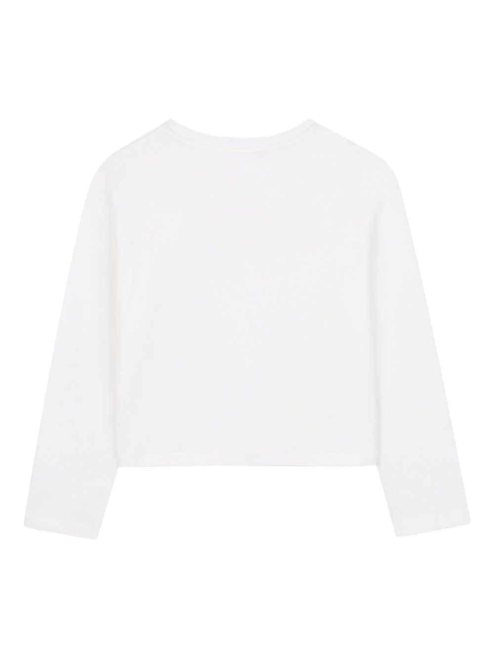 T-shirt per bambina Michael Kors Kids bianca con dettaglio logo R30495 117 MICHAEL KORS KIDS