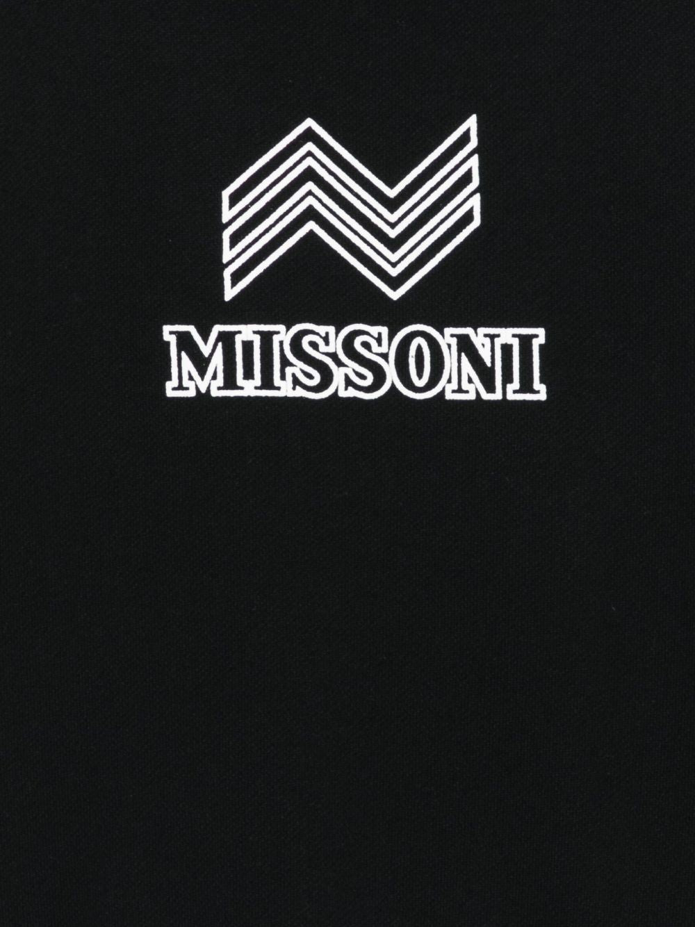 Felpa per bambino Missoni Kids nero con logo ricamato MX4P40 Z3183 930 MISSONI KIDS