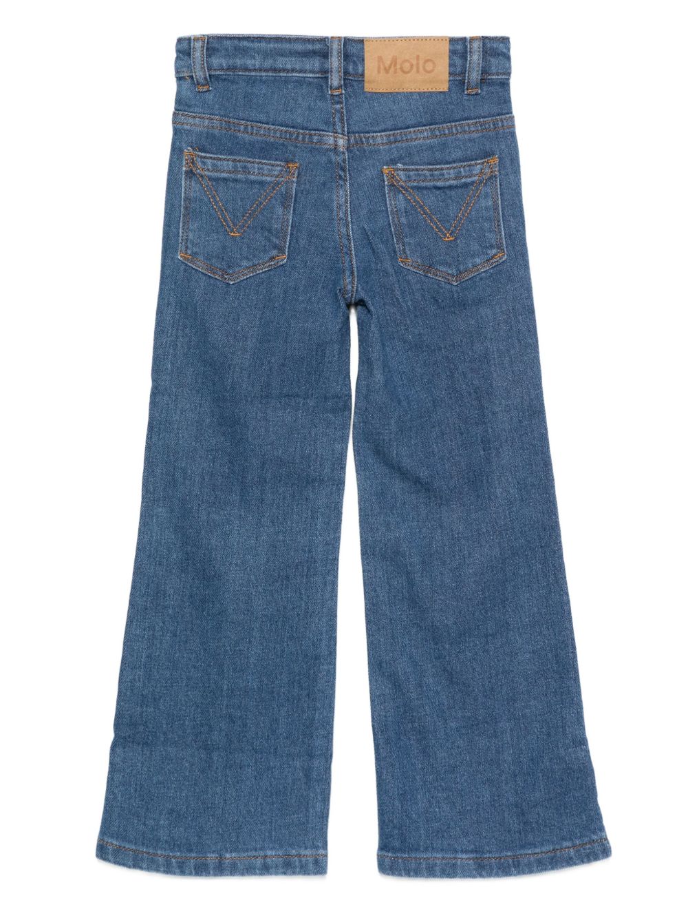 Jeans per bambina Molo denim con patta abbottonata 2W25I115 5590 MOLO KIDS
