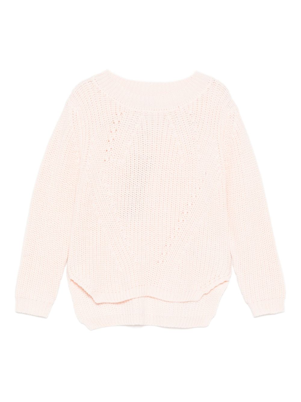Maglione per bambina Molo rosa a maglia testurizzata 2W25K201 5503 MOLO KIDS